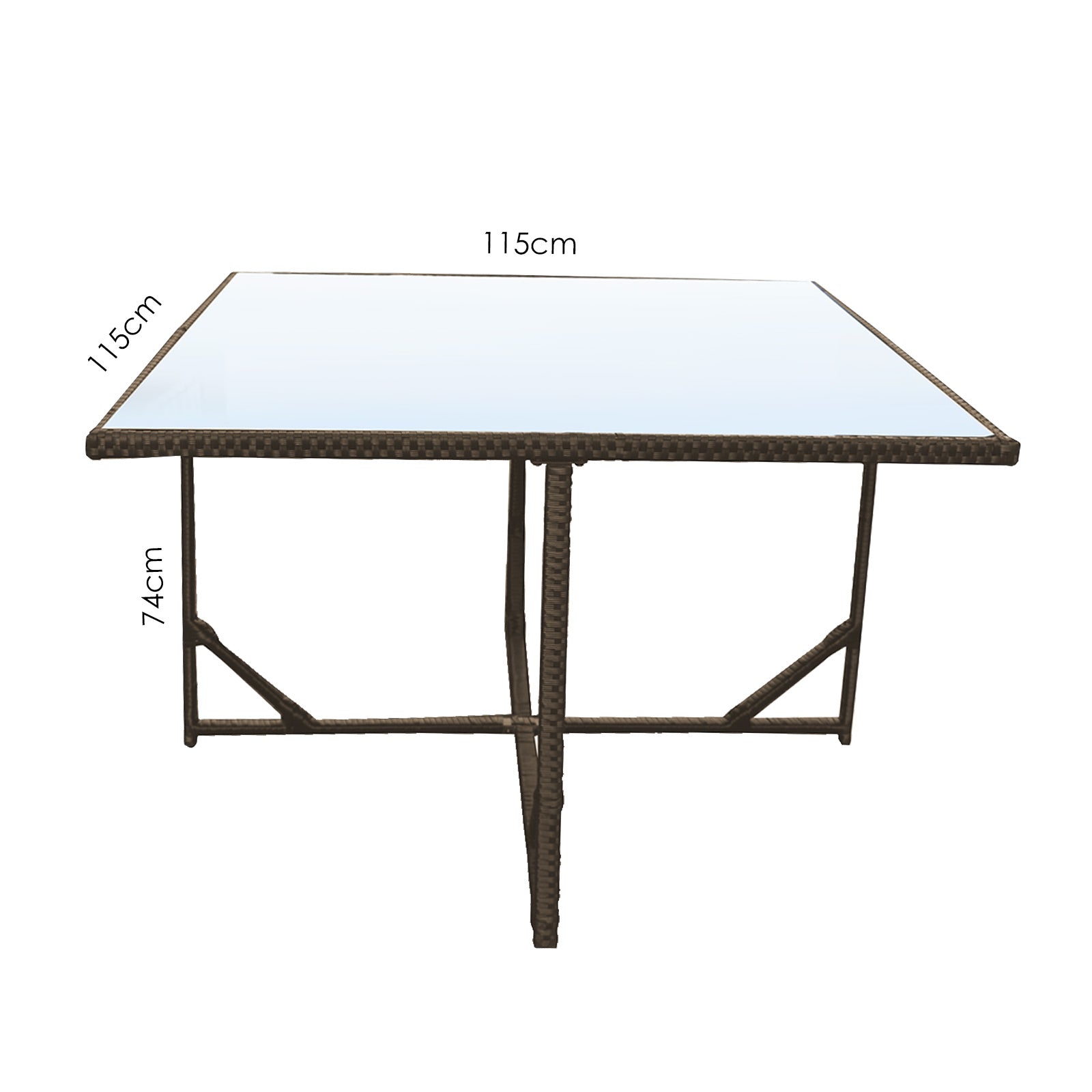 Arcadia Furniture 5 Piece Dining Table Set - Oatmeal and Grey
