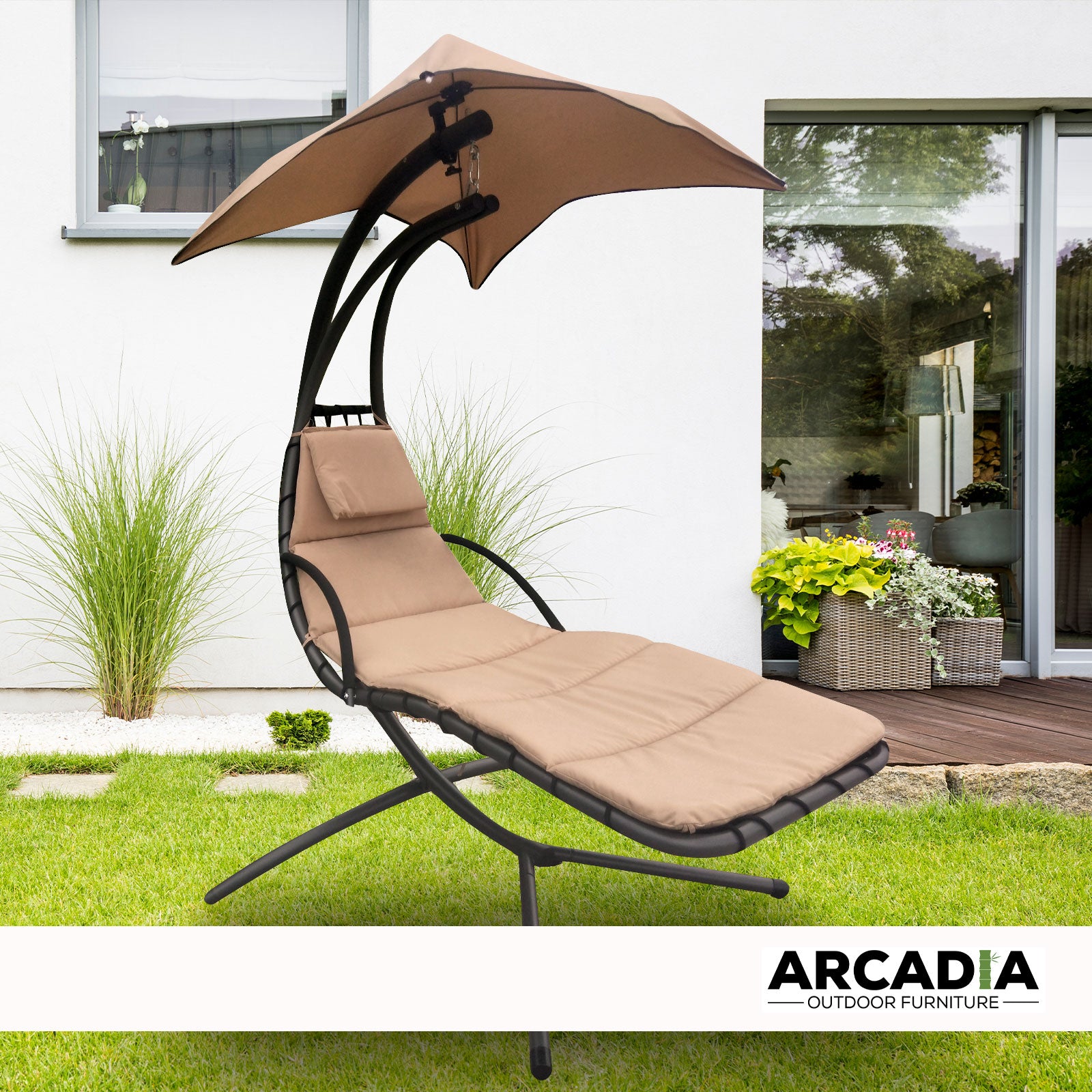 Arcadia Furniture Hammock Swing Chair - Beige