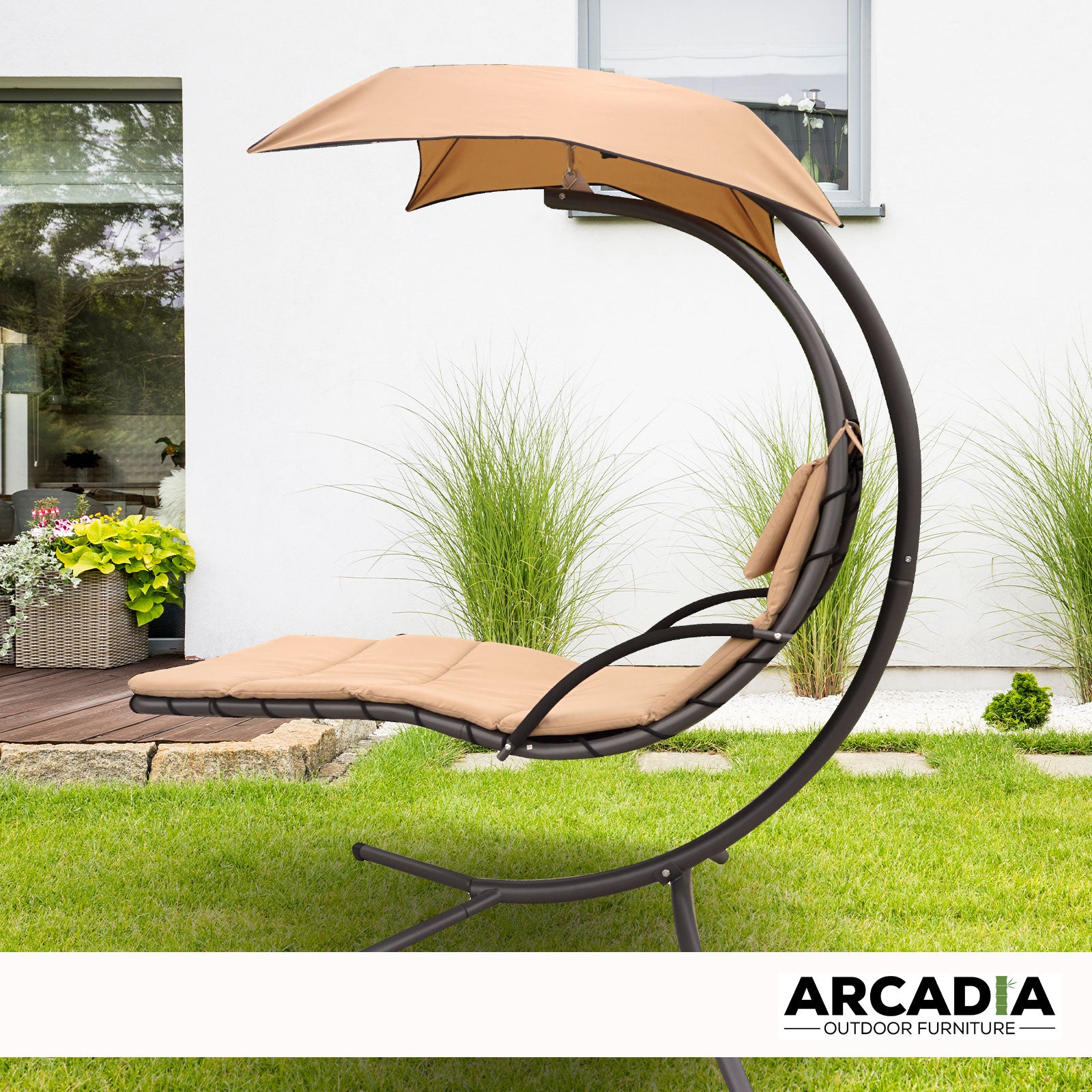 Arcadia Furniture Hammock Swing Chair - Beige