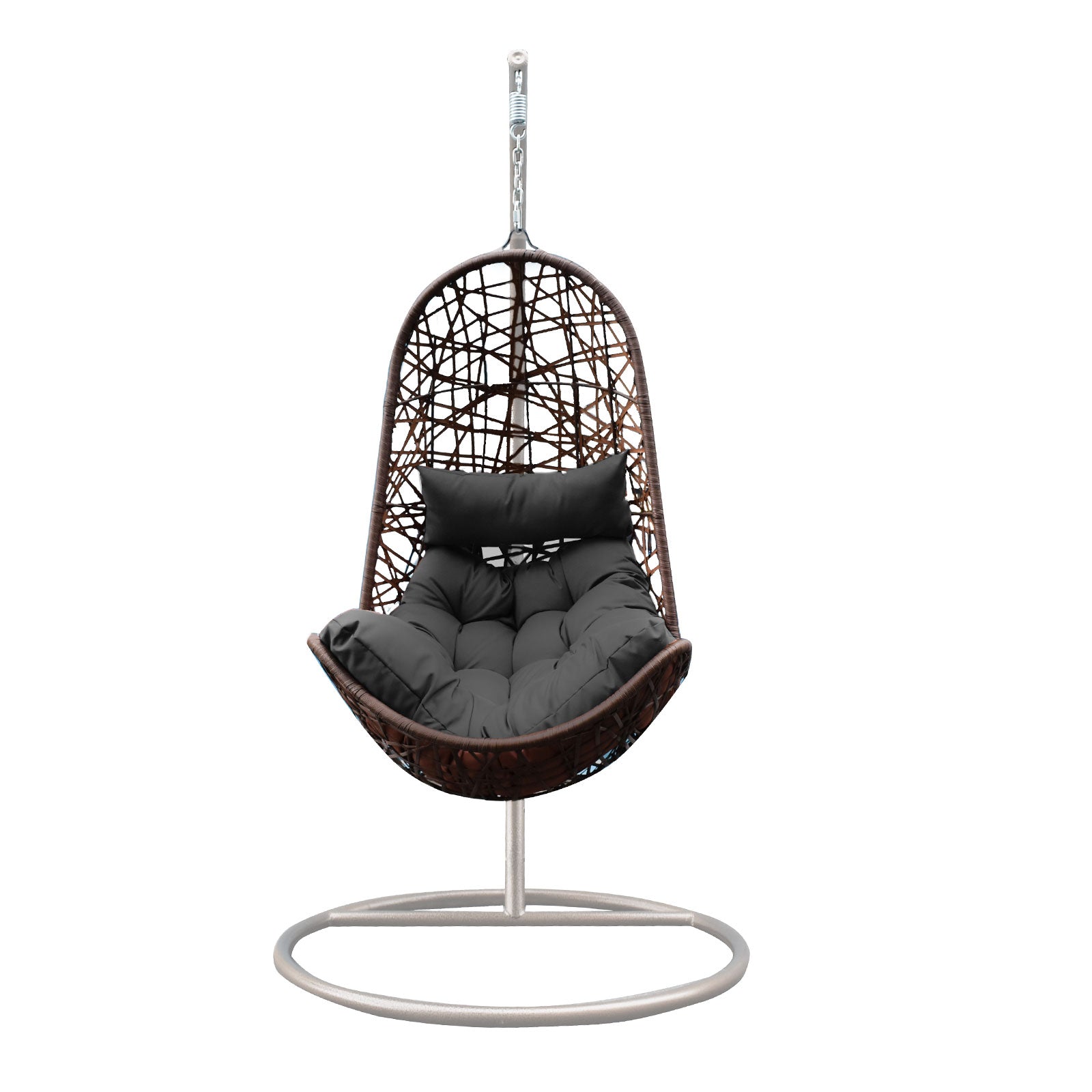 Arcadia Furniture Egg Chair - Oatmeal and Grey