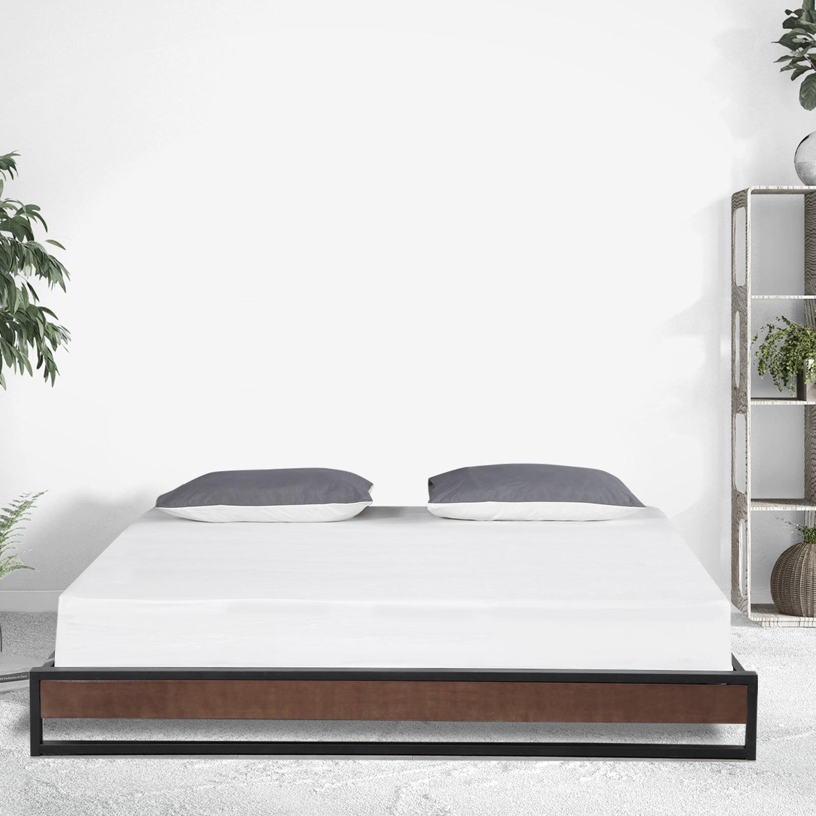 Sorrento Metal and Wood bed base - Queen