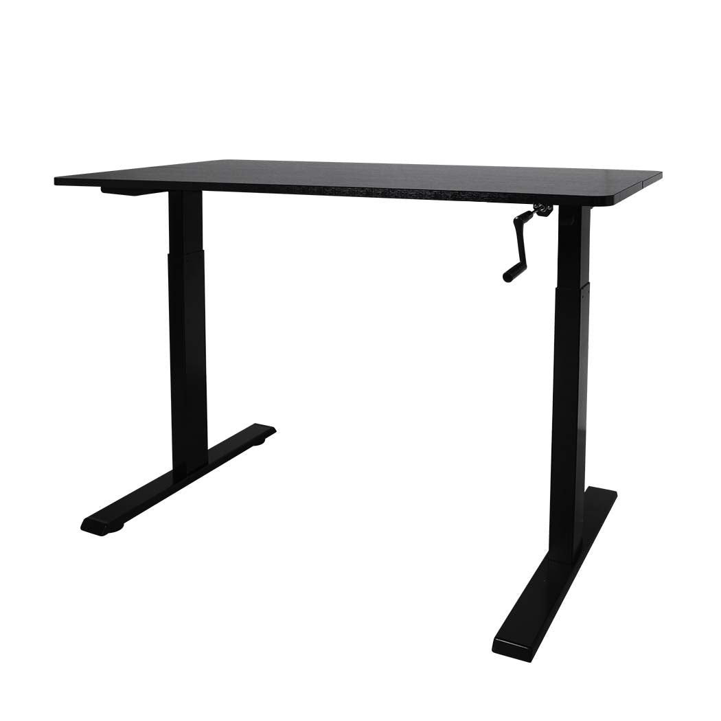 Height Adjustable Desk Office Furniture Manual Sit Stand Table Riser Home Study