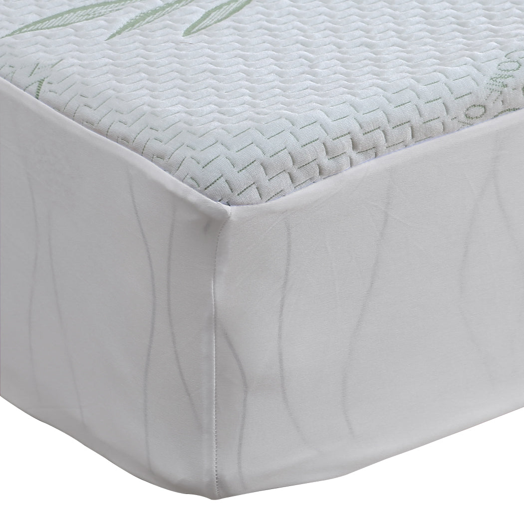 DreamZ Queen Fully Fitted Waterproof Breathable Bamboo Mattress Protector