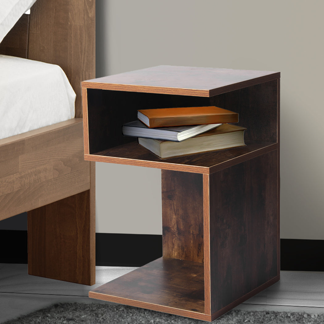 Levede Bedside Tables Drawers Side Table Wood Nightstand Storage Cabinet Bedroom
