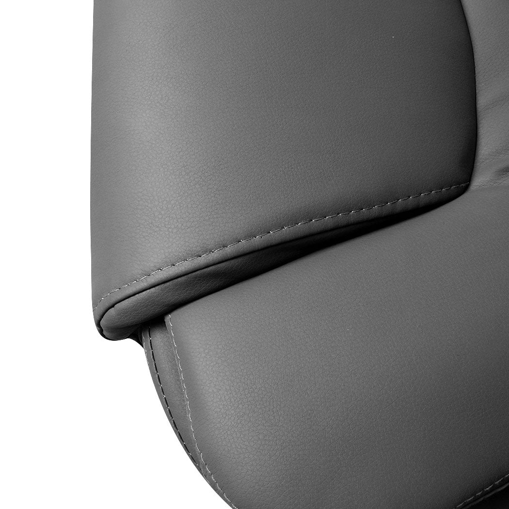 Levede Gaming Chair Office Computer Seat Racing PU Leather Executive Footrest